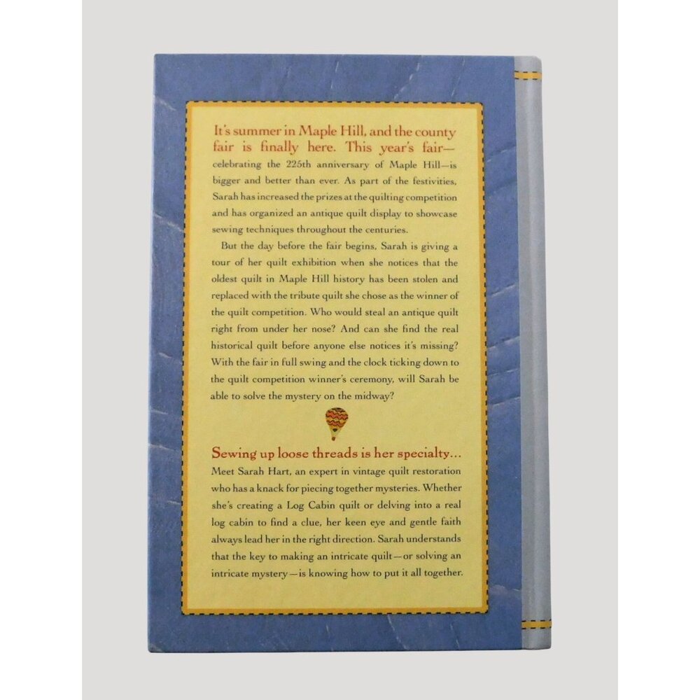 Mystery On The Midway Patchwork Mysteries #12 By Vera Dodge Hardcover Guideposts - Picture 2 of 3